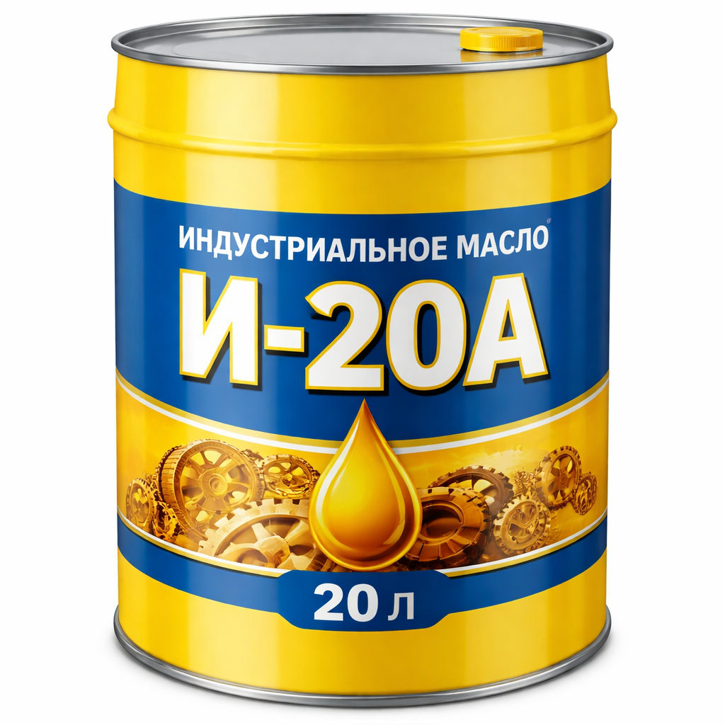 Масло индустриальное И-20А 20л